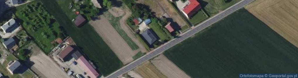 Zdjęcie satelitarne Strzybnego, ks. ul.