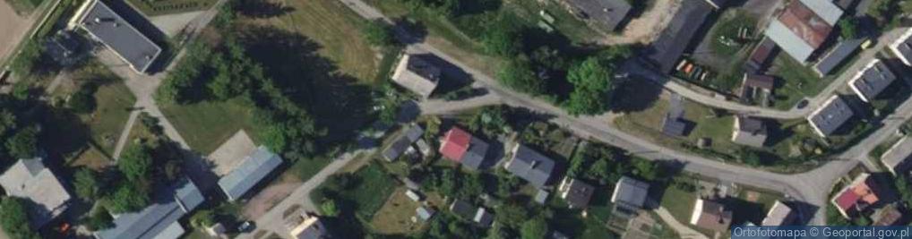 Zdjęcie satelitarne Strzybnego, ks. ul.