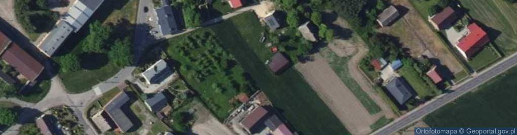 Zdjęcie satelitarne Strzybnego, ks. ul.