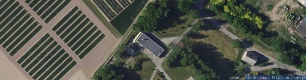 Zdjęcie satelitarne Strzybnego, ks. ul.