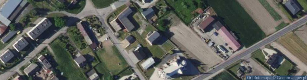 Zdjęcie satelitarne Strzybnego, ks. ul.