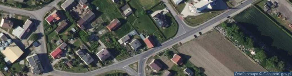 Zdjęcie satelitarne Strzybnego, ks. ul.