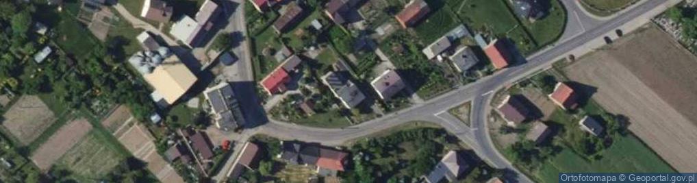 Zdjęcie satelitarne Strzybnego, ks. ul.