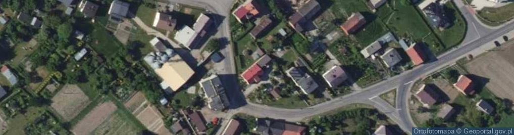 Zdjęcie satelitarne Strzybnego, ks. ul.