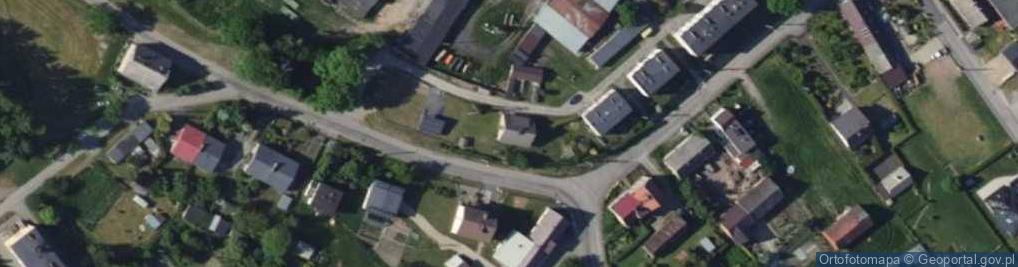 Zdjęcie satelitarne Strzybnego, ks. ul.