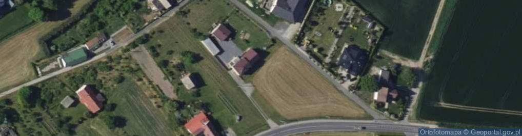 Zdjęcie satelitarne Strzybnego, ks. ul.