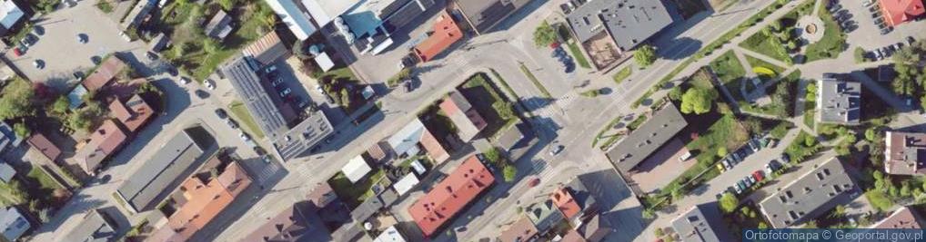 Zdjęcie satelitarne Strażacka ul.