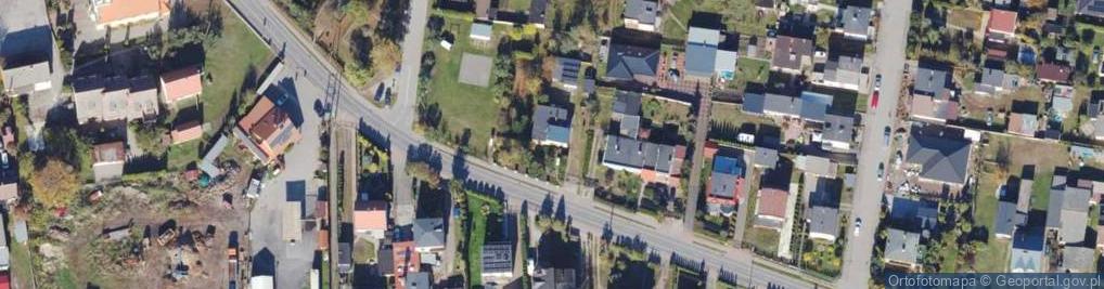 Zdjęcie satelitarne Strażacka ul.