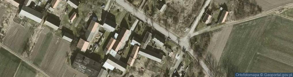 Zdjęcie satelitarne Stary Wiązów ul.