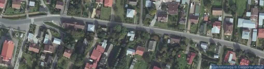 Zdjęcie satelitarne Strażów ul.