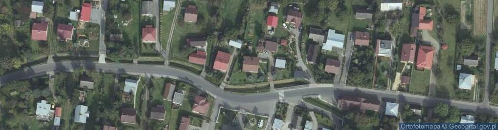 Zdjęcie satelitarne Strażów ul.