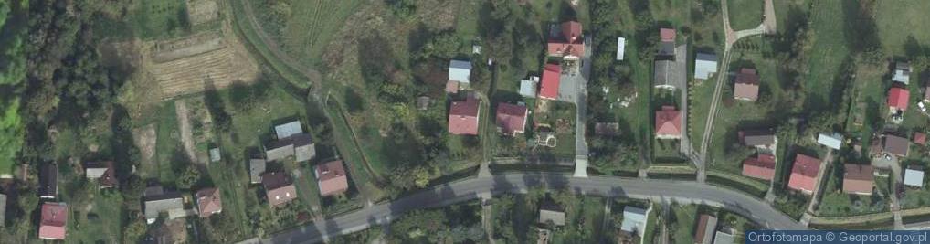 Zdjęcie satelitarne Strażów ul.