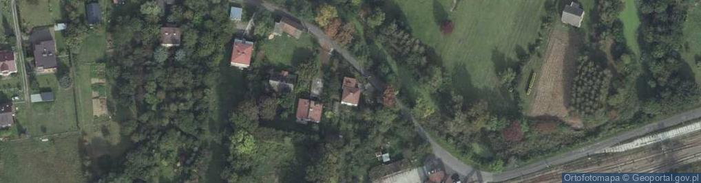 Zdjęcie satelitarne Strażów ul.