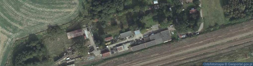Zdjęcie satelitarne Strażów ul.