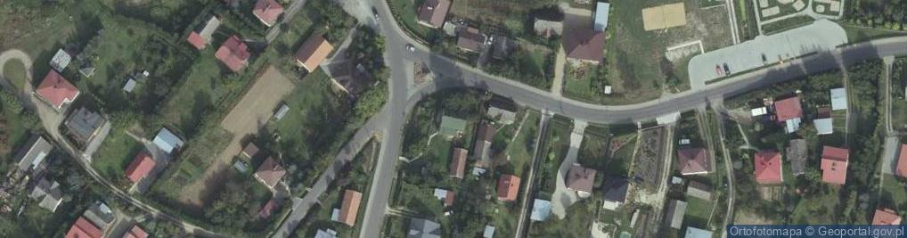 Zdjęcie satelitarne Strażów ul.