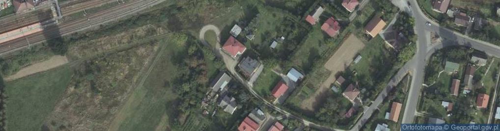 Zdjęcie satelitarne Strażów ul.