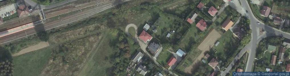 Zdjęcie satelitarne Strażów ul.