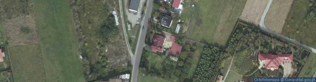 Zdjęcie satelitarne Strażów ul.