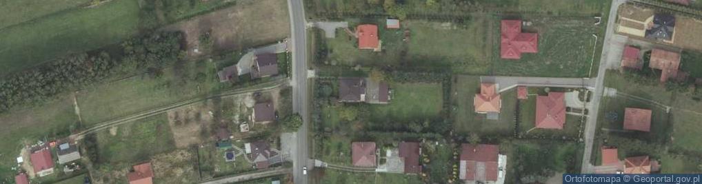 Zdjęcie satelitarne Strażów ul.