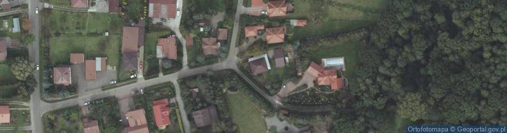Zdjęcie satelitarne Strażów ul.