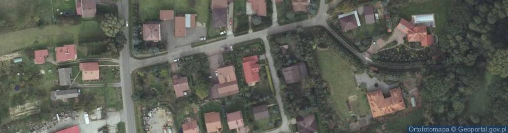 Zdjęcie satelitarne Strażów ul.