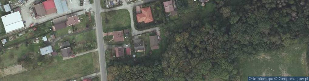 Zdjęcie satelitarne Strażów ul.