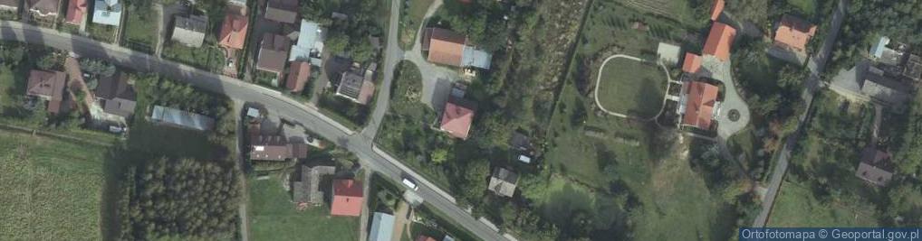 Zdjęcie satelitarne Strażów ul.