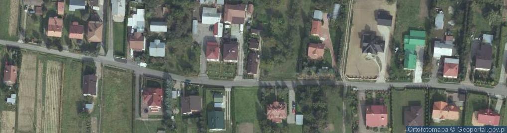Zdjęcie satelitarne Strażów ul.