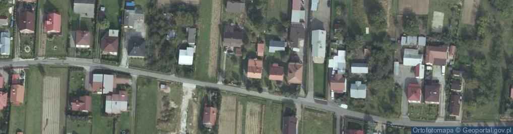 Zdjęcie satelitarne Strażów ul.