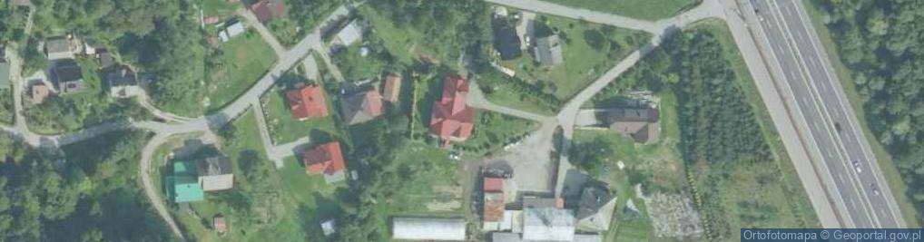 Zdjęcie satelitarne Stróża ul.