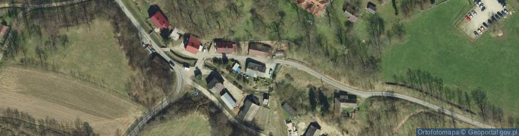 Zdjęcie satelitarne Stróże ul.