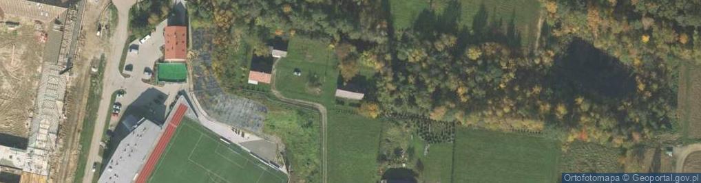 Zdjęcie satelitarne Stróże ul.