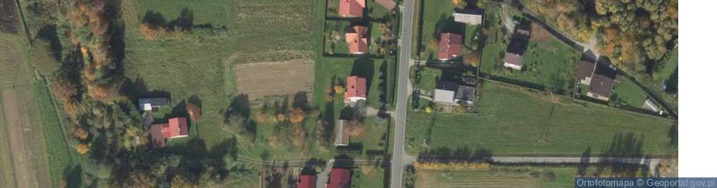 Zdjęcie satelitarne Stróże ul.