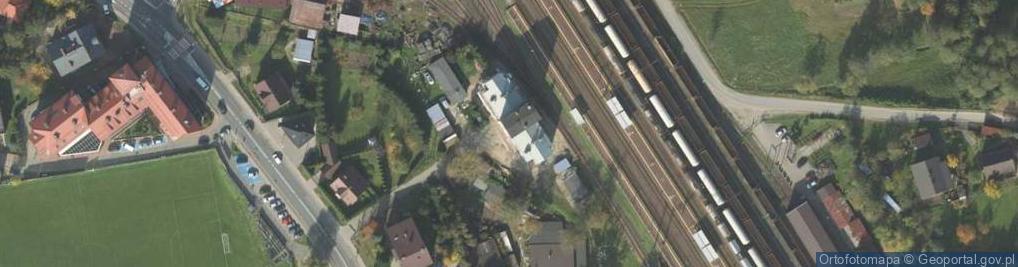Zdjęcie satelitarne Stróże ul.