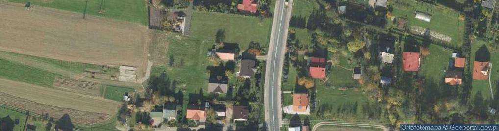 Zdjęcie satelitarne Stróże ul.