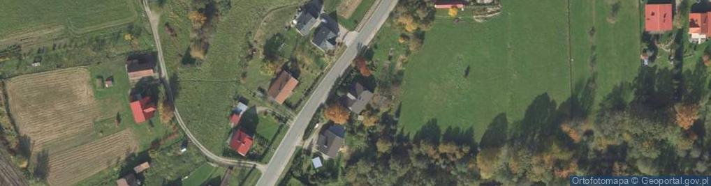 Zdjęcie satelitarne Stróże ul.