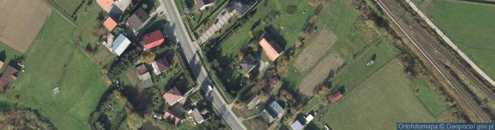 Zdjęcie satelitarne Stróże ul.