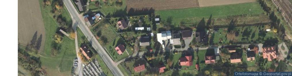 Zdjęcie satelitarne Stróże ul.