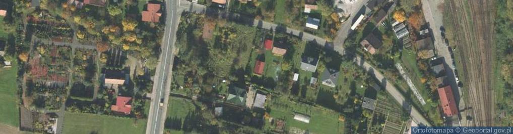 Zdjęcie satelitarne Stróże ul.