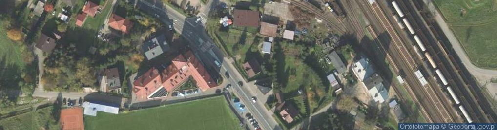 Zdjęcie satelitarne Stróże ul.