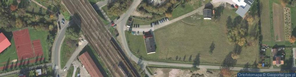 Zdjęcie satelitarne Stróże ul.