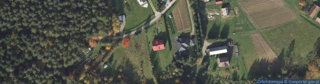 Zdjęcie satelitarne Stróże ul.