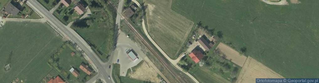Zdjęcie satelitarne Stróże ul.