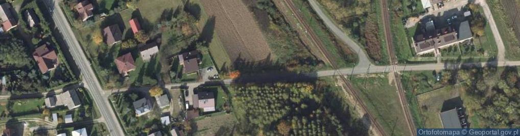 Zdjęcie satelitarne Stróże ul.