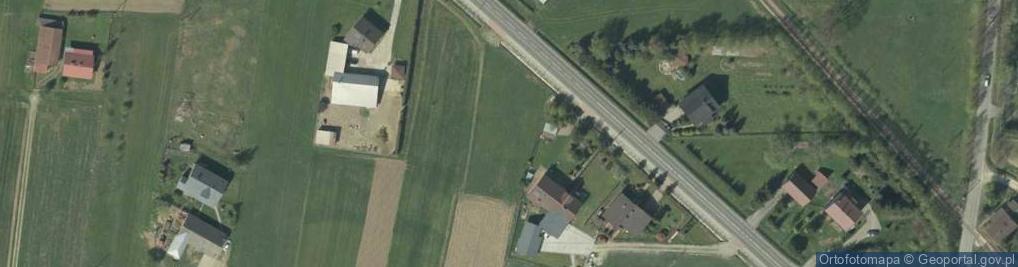 Zdjęcie satelitarne Stróże ul.