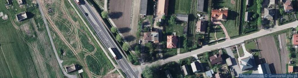 Zdjęcie satelitarne Strzyżowice ul.