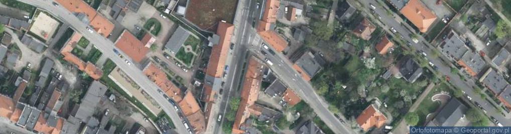 Zdjęcie satelitarne Strzegomska ul.