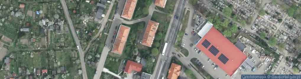 Zdjęcie satelitarne Strzelecka ul.