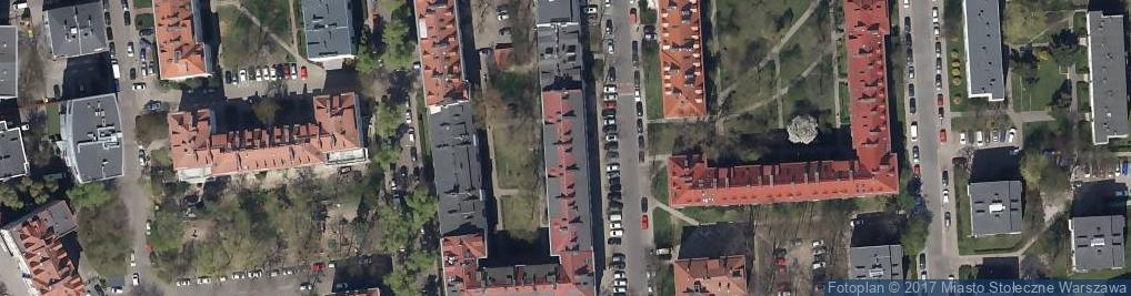 Zdjęcie satelitarne Stępińska ul.