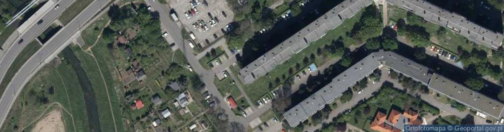 Zdjęcie satelitarne Strzegomska ul.